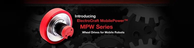 Introducing ElectroCraft MobilePowerTM MPW Series Wheel Drives for Mobile Robots