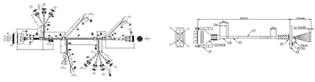 Cable and Harness mechanical diagrams