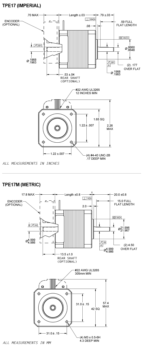 TPE17 Outline Drawing